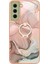 Samsung Galaxy S21 Fe 5g Için Kılıf 360 &deg; Dönebilir Halka Tampon Mermer Tpu (Yurt Dışından) 3