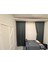 Nivemeshome Roma 18542-D K.gri Keten 1/3 Sık Pileli Fon Perde Apm 5