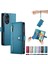 Oppo Oppo 4g Kickstand Çok Fonksiyonlu Kart Yuvaları Bilek Kayışı Için Flip Case (Yurt Dışından) 5