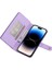 Apple iPhone 14 Için Flip Case Pro Standı Iş Cüzdan Çok Fonksiyonlu Kayış (Yurt Dışından) 3