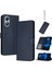 Pu ile Kart Yuvası Saf Renk Kickstand ile Oppo A78 4g Için Flip Case (Yurt Dışından) 1