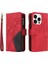 Apple iPhone 15 Için Kılıf Pro Max Kickstand Koruyucu Iki Renkli Dikiş Fermuar (Yurt Dışından) 1