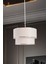 1 Sakız Modern Tekli Sarkıt Avize Beyaz ES-SK03 Beyaz Plastik 71-80 cm E27 Modern 30 x 46 Salon / O 1