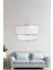 1 Sakız Modern Tekli Sarkıt Avize Beyaz ES-SK03 Beyaz Plastik 71-80 cm E27 Modern 30 x 46 Salon / O 3