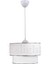 1 Sakız Modern Tekli Sarkıt Avize Beyaz ES-SK03 Beyaz Plastik 71-80 cm E27 Modern 30 x 46 Salon / O 4