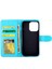 Apple iPhone 15 Için Flip Case Manyetik Kapatma Kickstand Pu Deri Kart Tutucu (Yurt Dışından) 5
