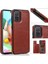 Kart Tutucu Kickstand Çift ile Samsung Galaxy A71 4g Için Cüzdan Kılıf (Yurt Dışından) 1
