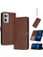 Kart Yuvası Saf Renk ile Toka ile Oneplus Nord Ce2 5g Için Flip Case (Yurt Dışından) 1