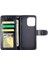 Apple iPhone 15 Için Flip Case Pro Pu Deri Kart Tutucu Darbeye Kickstand (Yurt Dışından) 5
