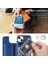 Apple iPhone 15 Için Cüzdan Durumda Artı Kart Yuvaları Kickstand Çift Manyetik Toka (Yurt Dışından) 2