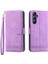 Samsung Galaxy M54 Kart Yuvaları Manyetik Kapatma Bileklik Için Flip Case (Yurt Dışından) 3