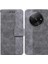 Xiaomi Redmi A3 Premium Pu Deri Flip Case Için Folio Geometrik Kabartmalı (Yurt Dışından) 1