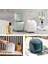 Tezgah Üstü Çöp Kovası, Pres Tipi Kapaklı Çöp Kovası, 0,5 Galon/1,5 Litre Çöp Sepeti Çöp Kovası Dispenseri, Açık Yeşil (Yurt Dışından) 5