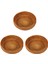 3x El Yapımı Sonbahar Rattan Dokuma Yuvarlak Depolama Sepeti Meyve Tabağı Rattan Ekmek Sepeti Mutfak Gıda Mini Konteyner (Yurt Dışından) 1