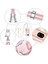Google Piksel 8A Tampon Mermer Crossbody Kordon Askısı Için Kılıf Yumuşak (Yurt Dışından) 5