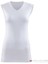 9243 UNİSEX BEYAZ V YAKA SIFIR KOL THERMAL 8