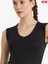 9243 UNİSEX SİYAH V YAKA SIFIR KOL THERMAL 4