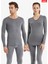 Unisex Termal Tişört 2. Seviye 1257 - Gri Melanj 1