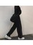 Harajuku Zip Detail Black Tracksuit Oversize Eşofman Altı 3