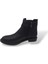 702 Kadın Siyah Fermuarlı Büyük Numara Bot 41 42 3
