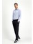 Uzun Kol Slim Fit Dar Kesim Non Iron Klasik Desenli Pamuklu Gömlek 2