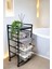 Metal 4 Katlı Çekmeceli Banyo Düzenleyici Organizer Havluluk 9040 1-1-369 3