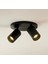 Retro Metal 2 Li Hareketli Spot LED Avize Beyaz LED Ampullü 1