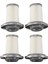 ZR009005 Hepa Filtre X-Force Flex 8.60 Kablosuz Elektrikli Süpürge Yedek Parçaları Için 4 Adet (Yurt Dışından) 2