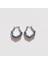 Pentagon Grey Steel Earring | Çelik Küpe 1