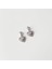 Heartley Grey Steel Earring | Çelik Küpe 1