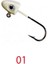 Mutant 6421 Master Trigon 1.7gr Lrf Jig Head 5'li Paket Cl:01 1
