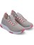 ABENA I Kız Çocuk Sneaker Koşu & Yürüyüş Ayakkabısı Gri / Pembe 2