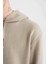 Regular Fit Kapüşonlu Yıkamalı Soluk Efektli Kanguru Cepli Sweatshirt B1118AX23AU 5
