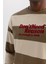 Boxy Fit Bisiklet Yaka Baskılı Sweatshirt A5799AX23AU 6