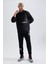 Fit NBA Brooklyn Nets Standart Fit Kapüşonlu Kalın Sweatshirt A9679AX23WN 2