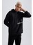 Fit NBA Brooklyn Nets Standart Fit Kapüşonlu Kalın Sweatshirt A9679AX23WN 3