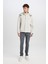 Regular Fit Kapüşonlu Fermuarlı Çıtçıt Kapamalı Mevsimlik Hafif Mont C8284AX24AU 4