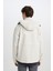 Regular Fit Kapüşonlu Fermuarlı Çıtçıt Kapamalı Mevsimlik Hafif Mont C8284AX24AU 8
