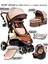 BH-945 Paris Amortisörlü Travel Sistem Bebek Arabası 2