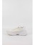 Kadın Beyaz Monogram Logolu Sneaker 2
