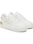 Kadın Beyaz Monogram Logolu Court Sneaker 3