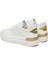 Kadın Beyaz Monogram Logolu Court Sneaker 4