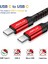 60W 100CM USB C To USB C Type-C Kablo iPhone 16/16 Plus/16 Pro/16 Pro Max, iPhone 15, Galaxy S24/S23/S22, Car Play, Macbook, iPad Pixel-Grey ile Uyumlu Usbc Type C Hızlı Şarj Data Kablosu CC0018 5