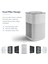 -H128-RF 3-In-1 Pre H13 True Hepa Aktif Karbon Filtre 3 Aşamalı Filtrasyon Için 5 Adet Hava Temizleme Cihazının Değiştirilmesi (Yurt Dışından) 3