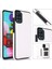 Cüzdan Kılıf Samsung Galaxy A51 5g Çift Manyetik Toka Kickstand Pu (Yurt Dışından) 2
