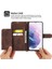 Samsung Galaxy S21 Darbeye Çoklu Kredi Kartı Yuvaları Için Flip Case (Yurt Dışından) 5