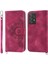 Samsung Galaxy A73 Kabartmalı Çoklu Kredi Kartı Yuvaları Için Flip Case (Yurt Dışından) 1