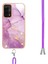 Oppo A93 5G/A93S 5g Mermer Anti-Scratch Yumuşak Tampon Crossbody Için Kılıf (Yurt Dışından) 1