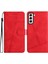 Samsung Galaxy S21 Için Flip Case Kart Yuvaları Tutucu Manyetik Kapak Folio Pu (Yurt Dışından) 1