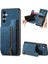 Samsung Galaxy A15 5g Için Kılıf Katlanabilir Arka Kapak Vintage Fermuar Cüzdan (Yurt Dışından) 1